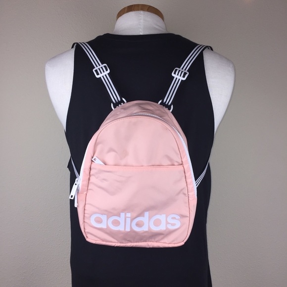 pink adidas mini backpack